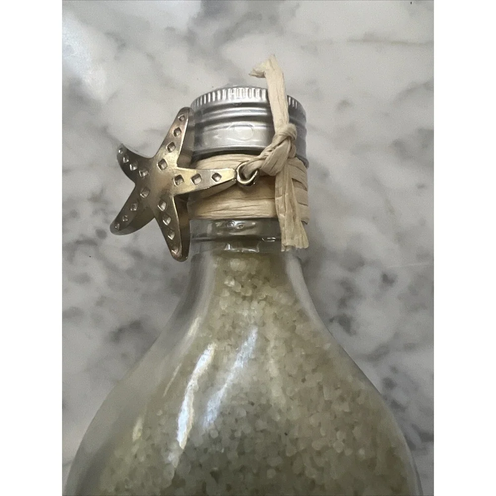 Pier 1 Imports Island Waves Bath Salts HTF Glass Bottle 22.9 OZ NEW - Picture 3 of 6